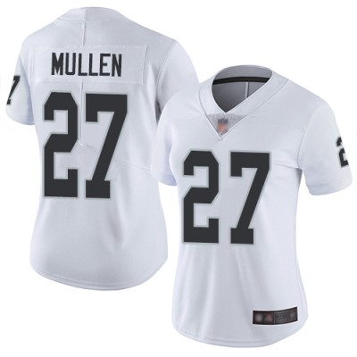 Nike Las Vegas Raiders #27 Trayvon Mullen White Women's Stitched NFL Vapor Untouchable Limited Jersey